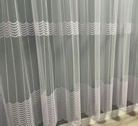 Firana „Nowe fale” siateczka biała 280CM-metraż