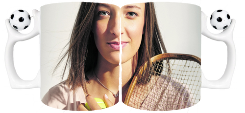 Kubek z uchwytem dla Fana Iga Świątek na Arena.pl