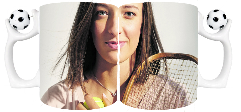 Kubek z uchwytem dla Fana Iga Świątek zdjęcie 1