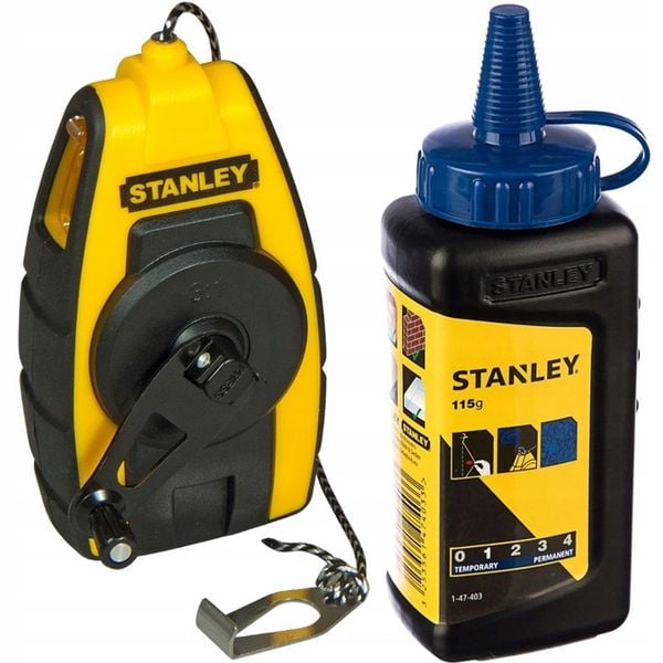 STANLEY Sznurek linka traserska + kreda 115g 47244 zdjęcie 1