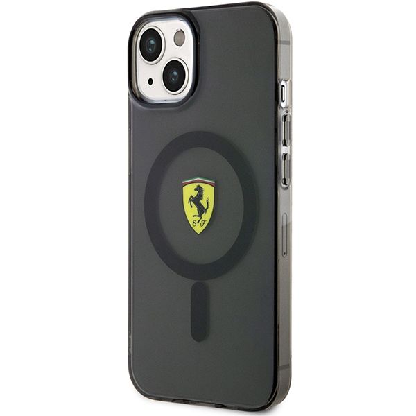 Etui Ferrari do iPhone 15, iPhone 14, iPhone 13, Czarny MagSafe zdjęcie 2