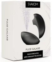 svakom pulse galaxy black - stymulator falowy z projektorem gwiazd