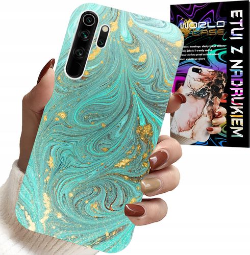 ETUI DO XIAOMI NOTE 8 - MARMURKOWE WZORY + FOLIA HYDROŻEL na Arena.pl
