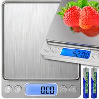 Waga Jubilerska Elektroniczna Precyzyjna LCD 0,01G/500G Laboratoryjna Dokł.