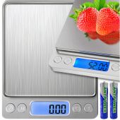 Waga Jubilerska Elektroniczna Precyzyjna LCD 0,01G/500G Laboratoryjna Dokł.