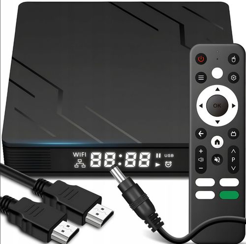 SMART BOX TV 4K 8K ANDROID TV 13 WIFI 6 BLUETOOTH 5 PRZYSTAWKA na Arena.pl