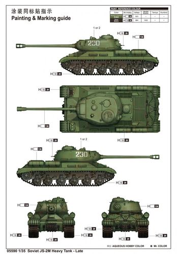 Trumpeter Soviet JS-2M Heavy Tank - Late na Arena.pl