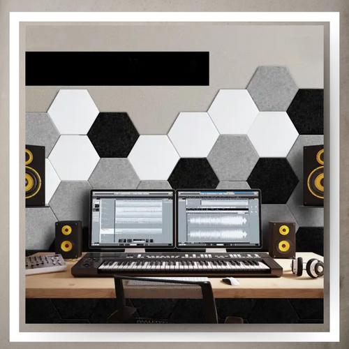 Panele Ścienne Filcowe 3D Heksagon Zagłówek Samoprzylepne Akustyczne Soft na Arena.pl