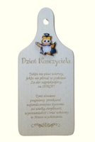 deska  dzień nauczyciela  23 x 10 cm  | p750-d10