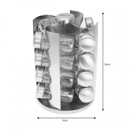 stojak na przyprawy 16 pojemników kinghoff kh-4006 na Arena.pl