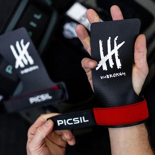 Skórki gimnastyczne CROSSFIT Picsil x Unbroken No Holes Grips rozmiar G+ na Arena.pl