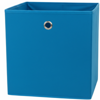 Organizer Tekstylny Pudełko na Zabawki Bieliznę do Regału 32,5x30 Niebieski