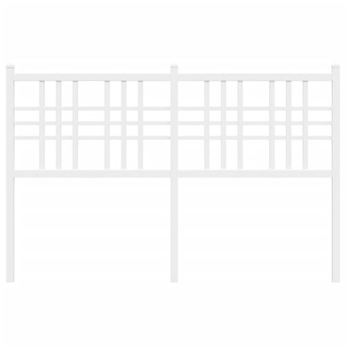 Metalowe wezgłowie, białe, 120 cm na Arena.pl