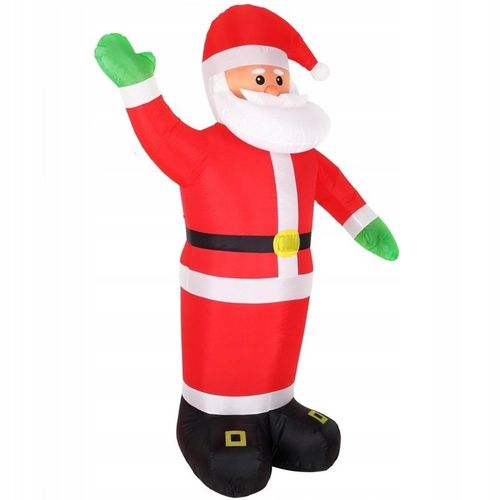 MIKOŁAJ DMUCHANY POMPOWANY ŚWIECĄCY OZDOBA 250cm na Arena.pl