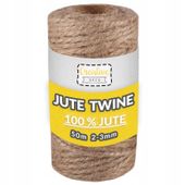 Sznurek jutowy ozdobny do pakowania 3mm 50m