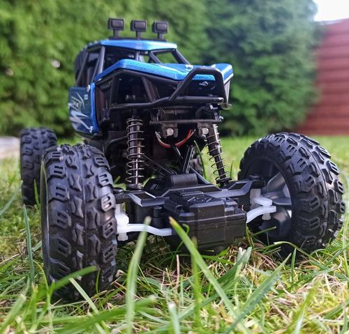 Autko Zdalnie Sterowane MONSTER TRUCK METAL LED dla Dzieci samochód RC auto na Arena.pl