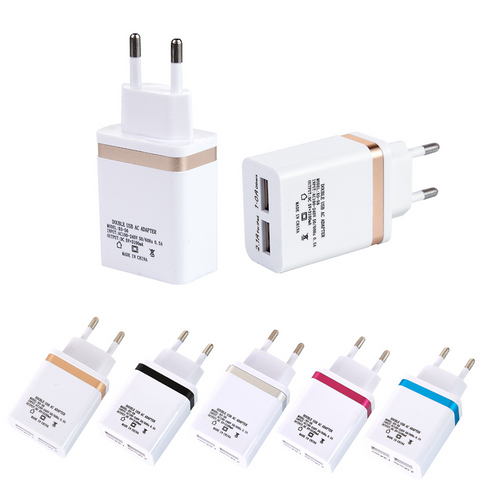 ŁADOWARKA SIECIOWA CZARNA 2.1A 2xUSB PC03 na Arena.pl