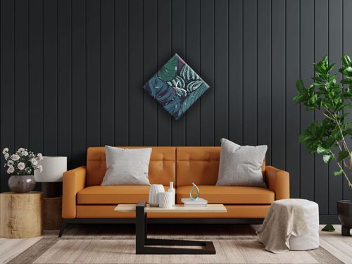 ZEGAR SZKLANY ROMB - Monstery na Arena.pl