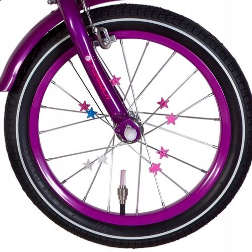 Rower dziecięcy dla dziewczynki FLOWER koło 20 " + wstążki, koszyk, dzwonek na Arena.pl