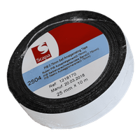 TAŚMA 2504 25mm/10m CZARNA, PIB SAMOSPAJALNA BEZ KLEJU IZOLACJA WODOODPORNA