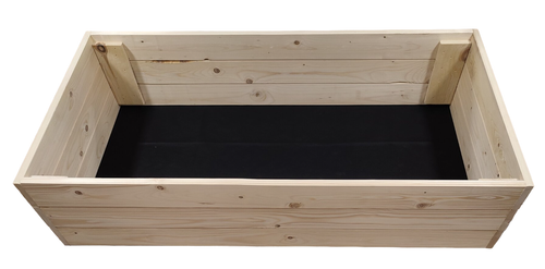 WARZYWNIAK ZIELNIK SKRZYNIA NA WARZYWA INSPEKT DREWNIANY 80x120 WYSOKI 27cm na Arena.pl