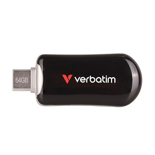Pendrive Verbatim Plectra USB-C Flash Drive Black 256GB na Arena.pl