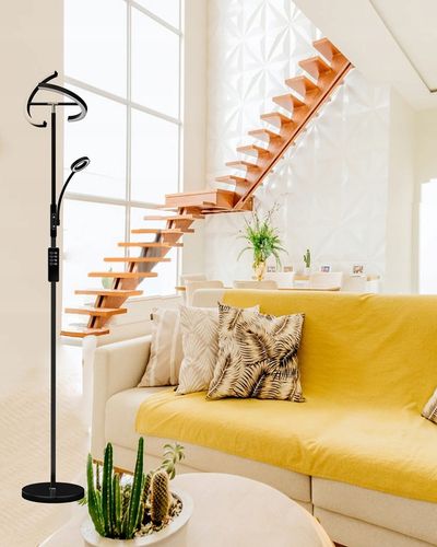 LED Lampa Stojąca Podłogowa Do Salonu 20W+7WPółokrągły kształt 175CM na Arena.pl