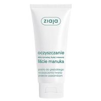 Ziaja, Liście Manuka, pasta do głębokiego oczyszczania twarzy przeciw zaskórnikom, 75ml