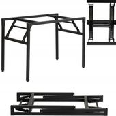 STELAŻ METALOWY SKŁADANY ROZKŁADANY PODSTAWA STOŁU STOLIKA 100x60cm LOFT
