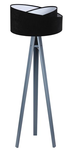 Lampa stojąca GEMSTONE czarna/szara zdjęcie 1