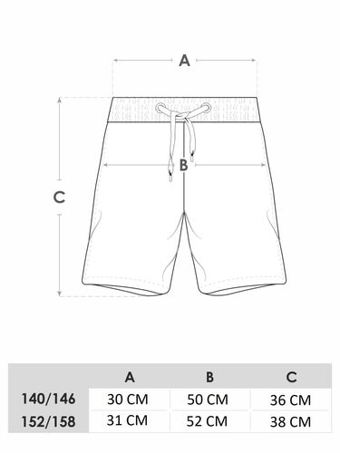Szorty plażowe kąpielowe chłopięce lato 152-158 YOCLUB na Arena.pl