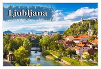Ljubljana - magnes szklany