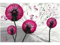 100 70CM OBRAZ PŁÓTNO DMUCHAWCE AMARANCIE PŁÓTNO RAMA