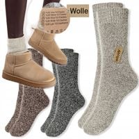 3x ULTRA CIEPŁE SKARPETKI DAMSKIE SKARPETY WEŁNIANE GRUBE Z WEŁNY 35-38