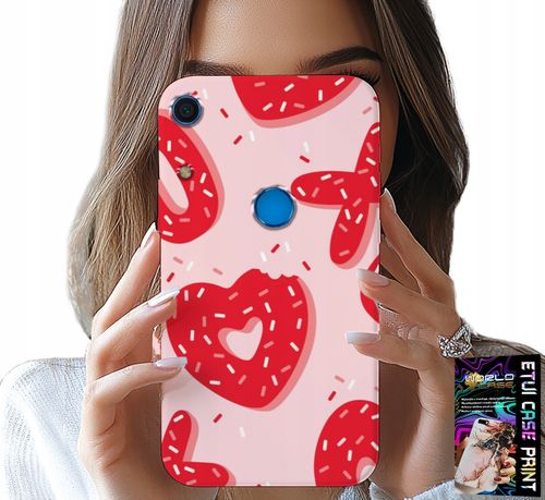 ETUI DO HUAWEI Y6S - KOBIECE, MODNE WZORY XOXO SERCE + SZKŁO na Arena.pl