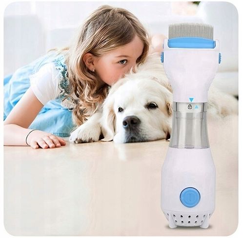 GRZEBIEŃ NA WSZY GNIDY USUWA PCHŁY ELEKTRYCZNY FILTR ODKURZACZ TERMINATOR na Arena.pl