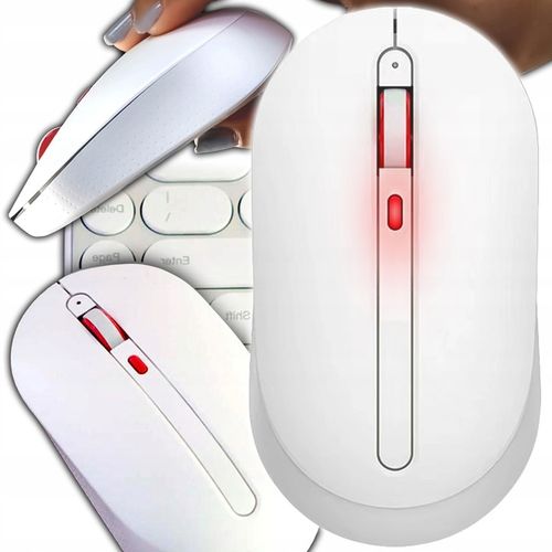 Xiaomi MWMM01 bezprzewodowa mysz USB + Bluetooth myszka 2w1 cicha OBURĘCZNA na Arena.pl