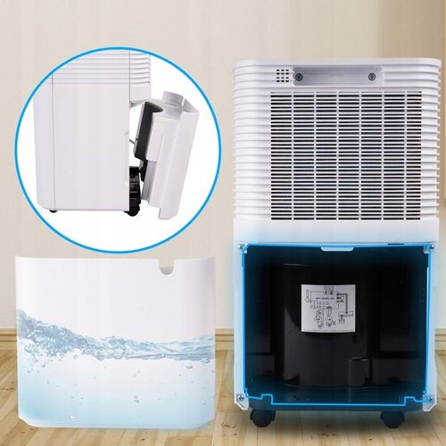 WYDAJNY OSUSZACZ POWIETRZA POCHŁANIACZ WILGOCI CICHY WiFi TIMER 12L/24H na Arena.pl
