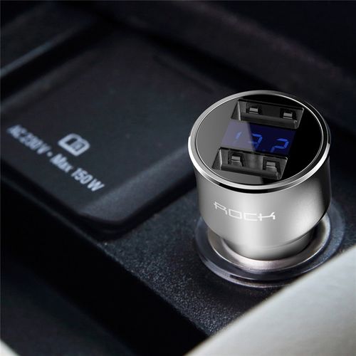 ROCK ŁADOWARKA SAMOCHODOWA QUICK CHARGE 3.0 2XUSB na Arena.pl