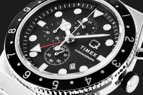 zegarek męski timex q timex 3-time zone chronograph tw2v69800 + box na Arena.pl