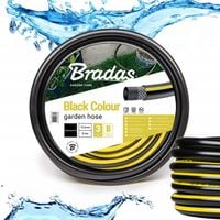Wąż Ogrodowy 1/2" 3 Warstwy Mocny Wytrzymały 30m Black Colour Bradas