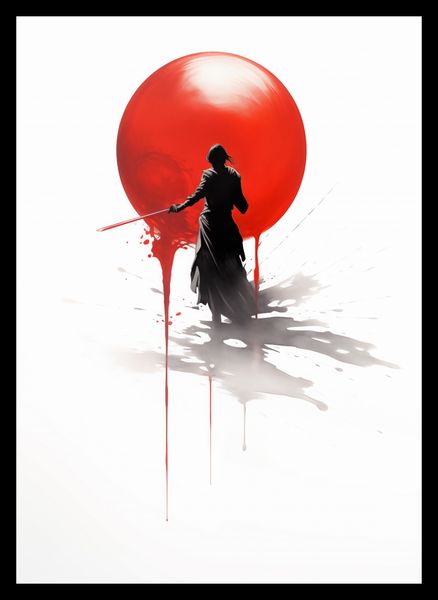 Plakat 25x35cm Samotny Samuraj zdjęcie 2