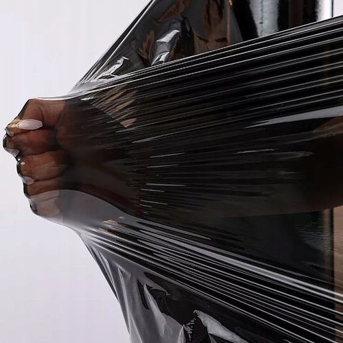 STRECZ folia 3kg CZARNA 2,7kg netto folii 23mic x1 na Arena.pl