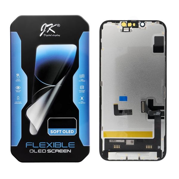 JK Wyświetlacz LCD do IPHONE 14 SOFT OLED (Change IC) zdjęcie 1