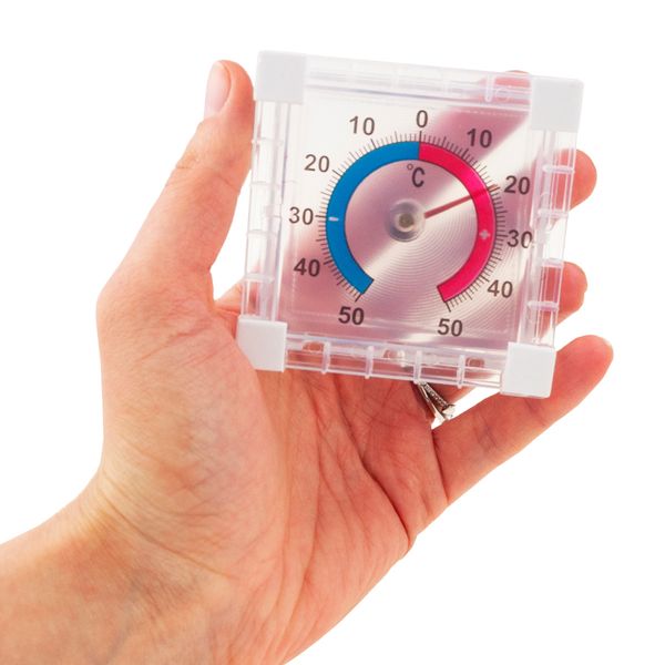 SS56 TERMOMETR ZAOKIENNY ZEWNĘTRZNY AKRYLOWY SAMOPRZYLEPNY zdjęcie 3