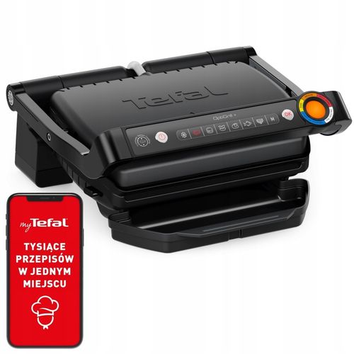 Grill elektryczny opiekacz Optigrill+ GC717810 2000 W składany czarny na Arena.pl