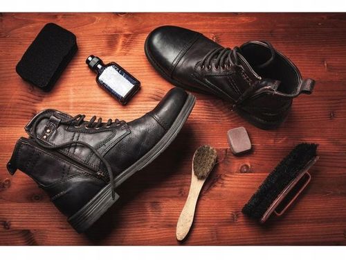 Zestaw do Czyszczenia Butów ze Skóry Mleczko Tłuszcz Impregnat Tłuszcze 210 na Arena.pl
