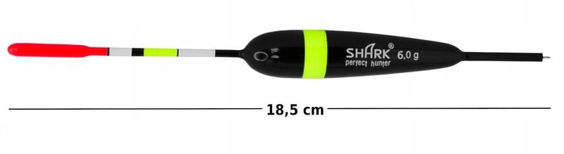 Spławik Przelotowy z BALSY SHARK 6,0 g / 18,5 cm zdjęcie 2
