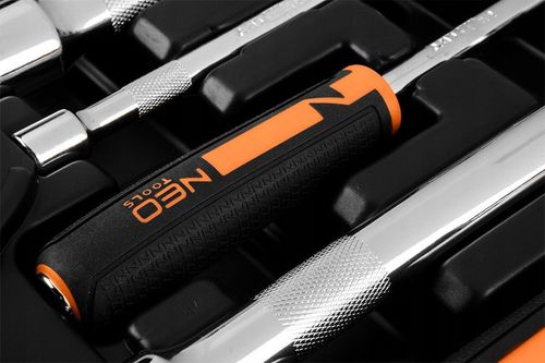 NEO TOOLS Klucze Nasadowe 1/2" 1/4" Zestaw Narzędzi 73 el. Walizka na Arena.pl