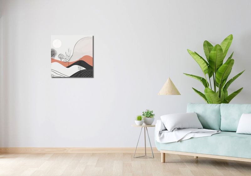 Obraz 50x50cm Półcień Widoku zdjęcie 2